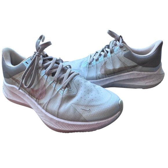 Nike AIR Zoom Winflo Grey - Iridescent Fog Sz 9.5 Running Sneaker Woman’s Shoe - Picture 2 of 15